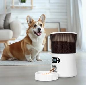 Mangeoire automatique pour animaux de compagnie Distributeur intelligent de nourriture pour chiens et chats avec minuterie Contrôle programmable des portions pour croquettes sèches - Product Image 1