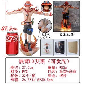 ฟิกเกอร์การ์ตูนพอร์ทกัส ดี. เอซ ขนาด 24.5 ซม. 1 ชิ้น อนิเมะญี่ปุ่น วัสดุ PVC ของสะสม รูปปั้น <span class=keywords><strong>0ne</strong></span> - Product Image 6