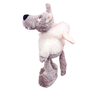 Peluche OEM Lupo in Pelle di Pecora, Simpatico Pupazzo Travestito, Piccolo Lupo Divertente, Regalo per Bambini, Imbottitura in Cotone PP - Product Image 5