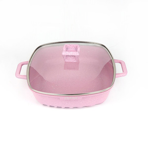 <span class=keywords><strong>Set</strong></span> di casseruole per pentole calde isolate dirette in fabbrica rivestimento in marmo <span class=keywords><strong>set</strong></span> di pentole smaltate da 22 pezzi - Product Image 2