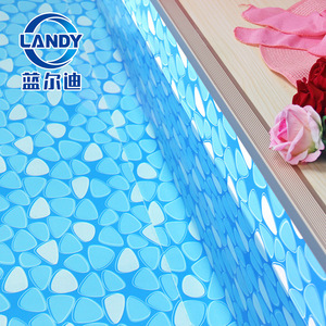 แผ่นเมมเบรนสำหรับสระว่ายน้ำ Landy ขนาด 2 ม. x 20 ม. ลายก้อนกรวด หนา 1.5 มม. กันน้ำ กันลื่น ป้องกันรังสียูวี สำหรับสระว่ายน้ำในร่มและกลางแจ้ง - Product Image 1