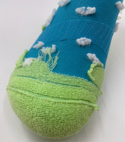 Chaussettes de sport de basket-ball d'élite en tricot personnalisées en gros, épaisses, en Spandex/Polyester/Coton, avec semelle en tissu éponge, anti-bactériennes