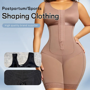 <span class=keywords><strong>Faja</strong></span> Moldeadora de Cuerpo Completo para Mujer, Postoperatoria, con Salida Frontal Ajustable y Control Firme, Moldeadores Personalizados - Product Image 6