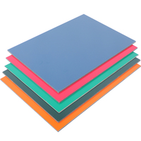 Commande personnalisée acceptée prix de l'aluminium feuille ACP de 4mm ACM Board Alucobond panneau composite en aluminium pour revêtement mural extérieur