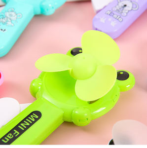 Mini Ventilador Manual Portátil de Dibujos Animados para Niños y Niñas, Uso Interior y Exterior, Producto para el Hogar Inteligente - Product Image 1