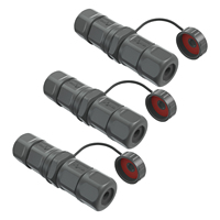 AOHUA RJ45 Fiches Modulaires Prise Réseau Ethernet Crystal Plug L Type Connecteur Adaptateur pour Réseau