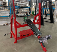 Banc de musculation incliné professionnel pour usage commercial en salle de sport, équipement d'exercice à poids libre pour presser les pectoraux assis, machine de gym