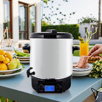Autocuiseur Électrique Multifonctionnel en Acier Inoxydable 27L 1800W pour la Mise en Conserve de Fruits et de Confitures