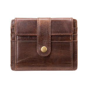 AndoBag Cartera de Hombre con Tarjetero, Monedero Vintage de Cuero Crazy Horse, Cartera Masculina de Piel Genuina con Hebilla 1014 - Product Image 2