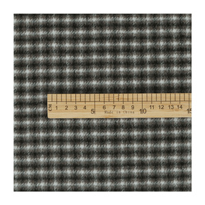 Manteau de mode <span class=keywords><strong>à</strong></span> carreaux noir et blanc double face en 60 % <span class=keywords><strong>laine</strong></span> et 40 % tissu chimique, 850 g/m², tissage grossier, pelable, vente en gros - Product Image 4