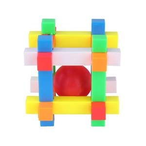 Yuxin Kongming Lock Cage Puzzle Six Color Mixed Educational Toy For 8 To 13 Years Old Cognitive Development <b>Magic</b> <b>Cube</b> - Product Image 2