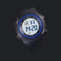 Jam Tangan Digital Pria Mingrui 8119G Gaya Sport Tahan Air 3ATM Berkualitas Tinggi dari Pabrik Yiwu, Jam Tangan LED untuk Anak Laki-laki