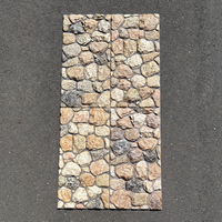 Pierres artificielles pour jardin, panneau mural en pierre artificielle PU, panneaux muraux pour décoration intérieure et extérieure, contour de cheminée