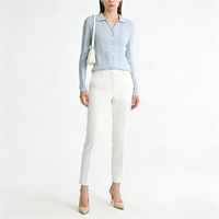 Pull en cachemire 100% pour femme, col en V, tricoté, personnalisé OEM & ODM, haute qualité, vente chaude