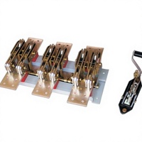 Interrupteur à couteaux à courant élevé de type ouvert HD13 HS13, double jet, double pôle, en résine, 6000A AC380V IEC 60947-3