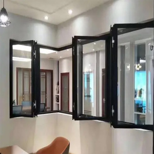 Bột tráng cửa sổ gấp lưới chống muỗi cho ban công điện dọc ban công gấp cửa sổ - Product Image 3