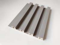 Panel de Pared de PVC y Madera Plástica, Revestimiento de PVC WPC, Paneles de Pared Acanalados para Interiores y Exteriores, Panel de Pared WPC