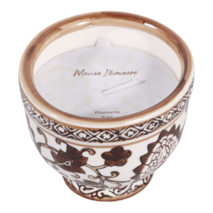 Bougie parfumée en céramique, petite bougie décorative en forme de pilier pour la décoration du salon, de la chambre et de la salle de bain - Product Image 3