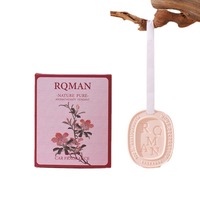 Pendentif désodorisant en plâtre pour voiture, diffuseur d'aromathérapie longue durée en pierre de gypse parfumée pour rétroviseur