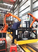 Robot de soudage 6 axes QJR-2000H pour soudage MIG/MAG, capacité de charge de 6 kg, extension de bras de 2014 mm, puissance 380V 2000W, Chine, poids 230 kg