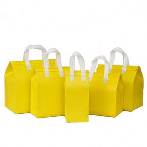 White Non-woven Cartoon Waterproof Foldable Environmental Protection Fashion Portable <b>Shopping</b> Cold <b>Drink</b> Insulation Cooler Bag - Product Image 4