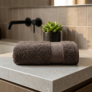 Serviette de bain en tissu éponge de couleur unie, douce pour la peau, tissée, hypoallergénique, écologique, biologique, séchage rapide, jetable, pour hôtel, adulte - Product Image 1