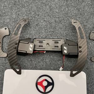 Pour VW GOLF 8 palettes de changement de volant en Fiber de carbone véritable magnétique remplacement palette de manette de vitesse étendue ramasse le changement de vitesse haut/bas - Product Image 6