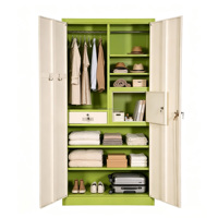 Armoire Métallique pour Vêtements, Armoire en Acier, Vente en Gros, Direct Usine, Meuble de Rangement Métallique pour Chambre à Coucher