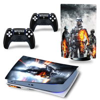 Autocollants en vinyle multi-styles pour la console PS5 avec 2 manettes, peau protectrice pour la coque de la Playstation 5
