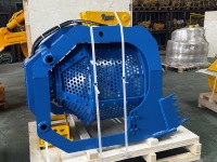 Cuchara Rotatoria Universal REBET para Cribado de Materiales en Excavadoras de 1-30 Toneladas, para Tierra, con Certificación CE ISO