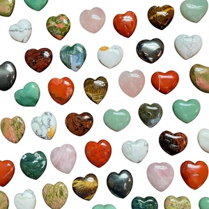 Cabujones de Piedra Natural Surtidos en Forma de Corazón para la Fabricación de Joyería al por Mayor - Product Image 1