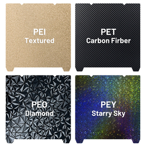 Pour Creality K1/K1C/Ender 3 V3/V3 SE/KE/Ender 3 S1/Ender 5 S1 imprimante plaque de construction Double face texturé/lisse PEI acier à ressort - Product Image 3
