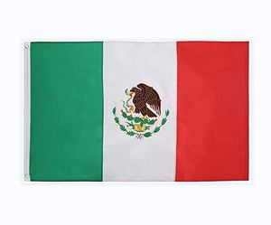Nouveau design, <span class=keywords><strong>drapeau</strong></span> et bannière mexicaine en polyester 100D, <span class=keywords><strong>noir</strong></span>, 3x5 pieds - Product Image 2