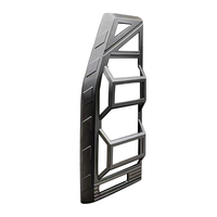 Protection de feux arrière noir mat/brillant pour Jetour Traveller T2 2024+, cadre de protection de feux arrière en ABS, style Mecha