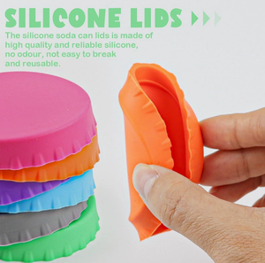 <b>Silicone</b> Lid Leak Proof Soft Sealing Cover Universal <b>Silicone</b> Cup Can Cola Lid - Product Image 3