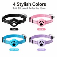 Collier GPS pour animaux de compagnie compatible chats chiens lapins, étanche IP68, traceur extérieur, autonomie de 6 mois, dispositif anti-perte