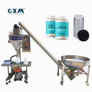 Machine de remplissage de poudre semi-automatique CX-LA2 avec moteur à haute précision pour bocaux et tubes en plastique/verre/métal - Product Image 1