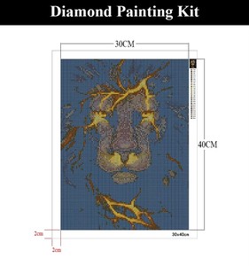 Dipinto Personalizzato 5D con Cristalli e Strass, Paesaggio con Arbusti Fioriti, <span class=keywords><strong>per</strong></span> Adulti - Product Image 5