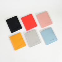 Portefeuille en cuir PU Glampkg à fermeture boutonnée sur mesure, idéal pour cartes de crédit, d'identité et autres cartes, prix de gros