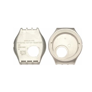 Personalizzazione stampaggio ad iniezione di metallo PM acciaio inossidabile maschio femmina cerchi cassa dell'orologio quadrata - Product Image 4