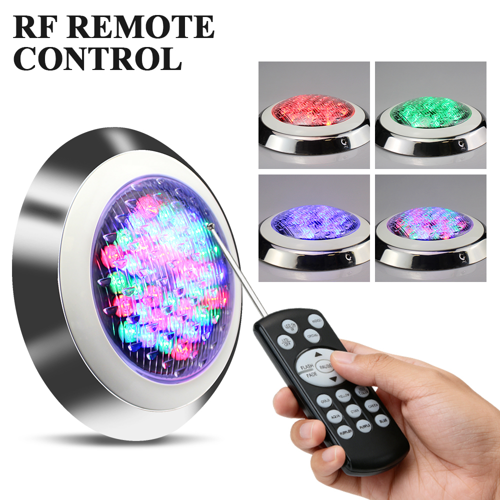 12Volt Input IP68 230mm Wall Mount RGB Multicolor Waterproof Underwater Application Swimming Pool LED Lights