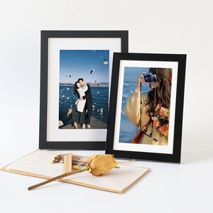 Marco de Fotos Negro y Blanco Estilo Moderno <span class=keywords><strong>para</strong></span> Mesita de Noche, Soporte de Exhibición de Fotos, Sensación de Alta Gama, Hecho a Mano, Marco <span class=keywords><strong>para</strong></span> Fotos de 5, 6 Pulgadas y A4 - Product Image 6
