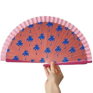 Ventilador plegable impreso de madera Español de Técnica tradicional china ventilador personalizado - Product Image 2