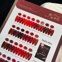 Nouvel arrivage Youse : Kit de vernis gel UV Bronti Rouge 28 couleurs assorties pour distributeurs de produits pour ongles 15ml