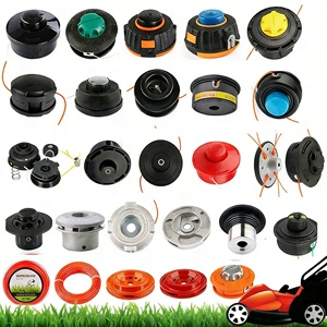 Tête de coupe E Mak Oleo Mac compatible avec les débroussailleuses BC350S BC430S BC530S Efco, pièce de rechange OEM 61112061A, tête de coupe à fil Tap N Go - Product Image 6