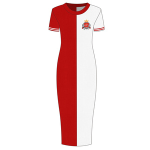 <span class=keywords><strong>Robe</strong></span> longue <span class=keywords><strong>en</strong></span> tricot pour <span class=keywords><strong>femme</strong></span> <span class=keywords><strong>grande</strong></span> <span class=keywords><strong>taille</strong></span>, color-block, assortiment de couleurs, moulante, sexy, ODM personnalisée, manches courtes, pull - Product Image 5