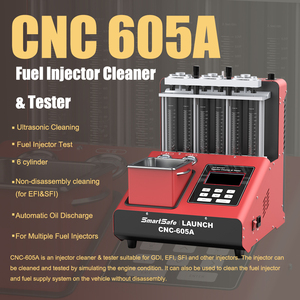 เครื่องทดสอบหัวฉีดอิเล็กทรอนิกส์ CNC605A รองรับ GDI 4 สูบ 220V เครื่องทำความสะอาดและทดสอบหัวฉีดสำหรับยานยนต์ - Product Image 5