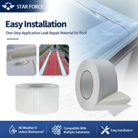 Bande de réparation de toit de camping-car hautement élastique - Bande d'étanchéité autocollante en butyl imperméable pour toitures métalliques, TPO, EPDM et conteneurs |   Instant Tack