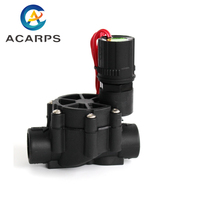 Vanne solénoïde d'irrigation à 2 voies en plastique pour jardin, 3/8 pouce-1 pouce, AC220V DC12V DC24V, à verrouillage, pour la régulation du débit d'eau