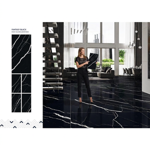 Azulejos de Porcelana Cerámica Carlos Ivory 600x1200mm, Azulejos de Pared y Piso de Lujo Color Marfil para Hoteles y Apartamentos - Product Image 2